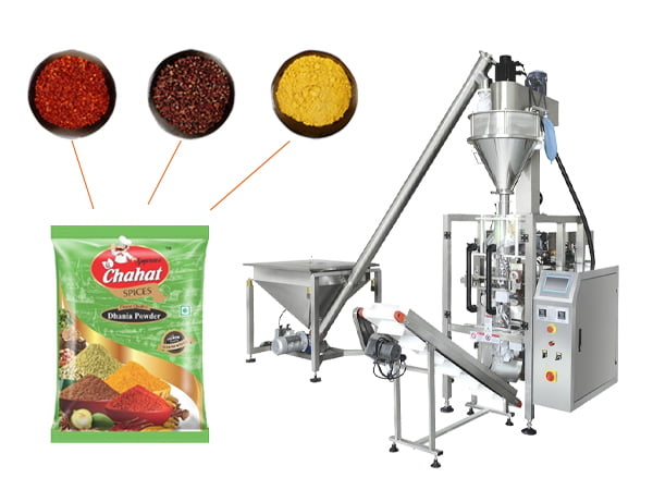 Lapel spice powder packing machine