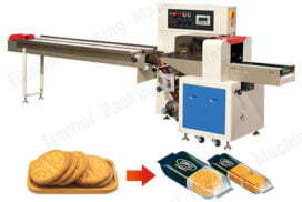 machine de conditionnement de biscuits d'oreiller