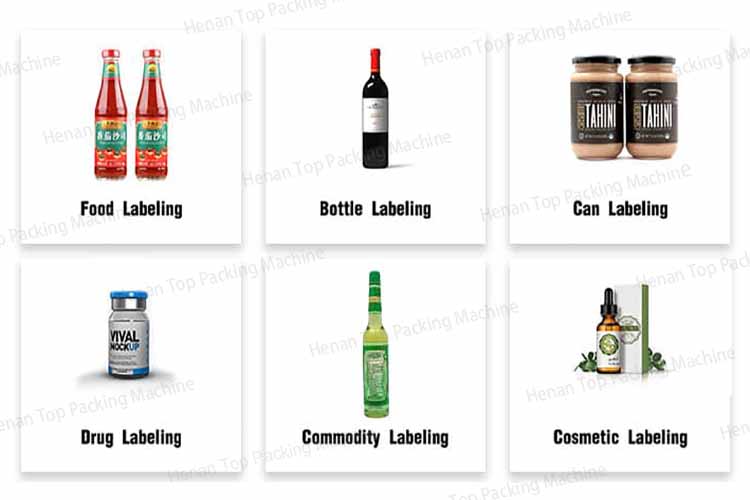 Labeling machines for all kinds of round bottles