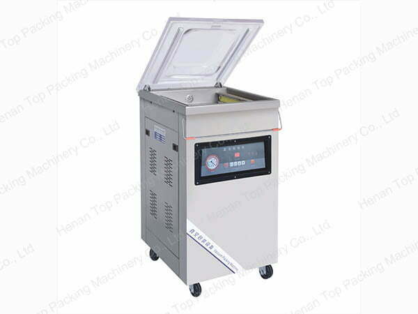 Single chamber vacuum packing machine