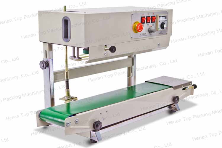 Vertical bag heat sealing machine