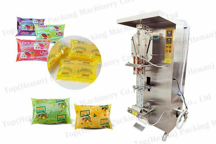 Machine d'emballage automatique de sachets de jus