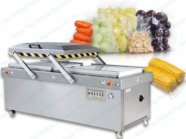 Vacuum vegetable packaging machine