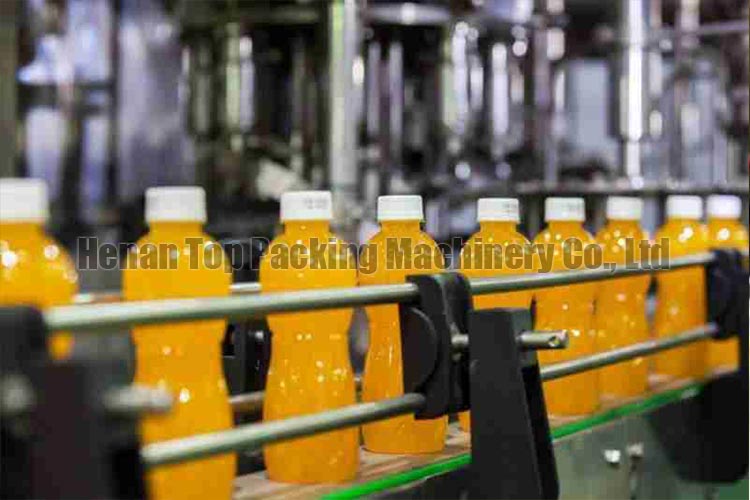 Bottled juice packaging line