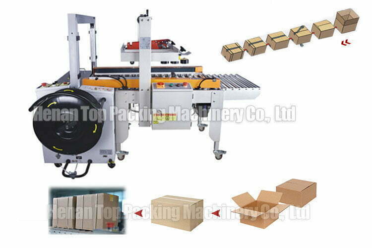 Carton sealing machine & strapping machine
