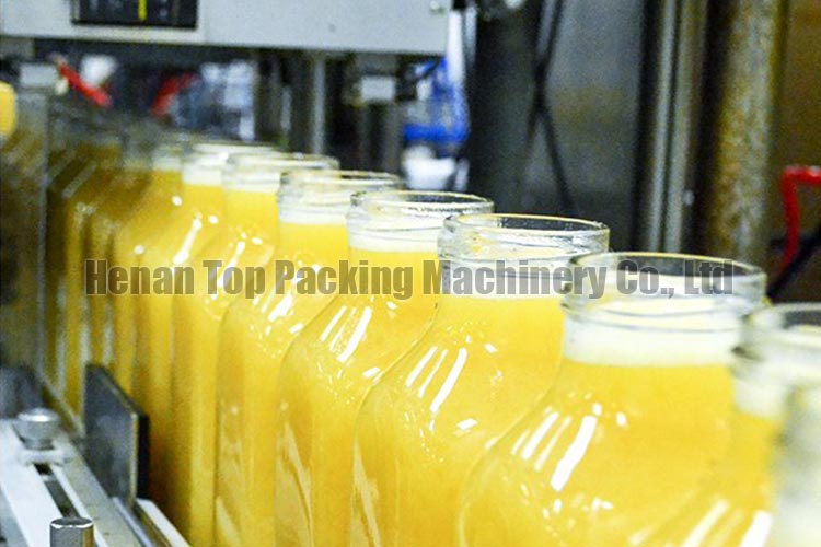 Línea de producción de llenado de jugo