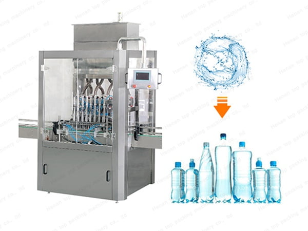 Machine d'emballage de bouteilles d'eau multi-têtes