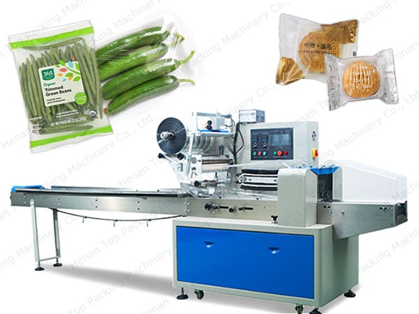 Pillow food packaging equipment