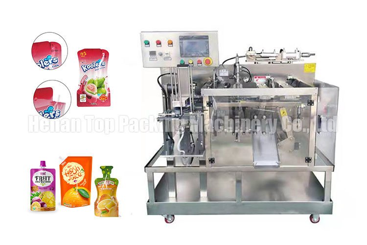 Máquina envasadora de jugo en bolsas prefabricadas