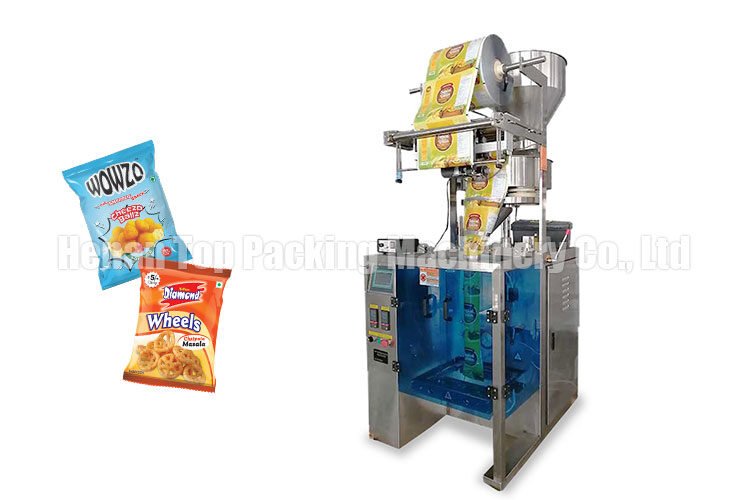 Máquina envasadora vertical de gránulos para snacks