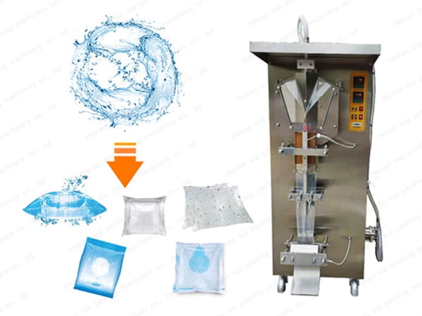 Water pouch packing machine