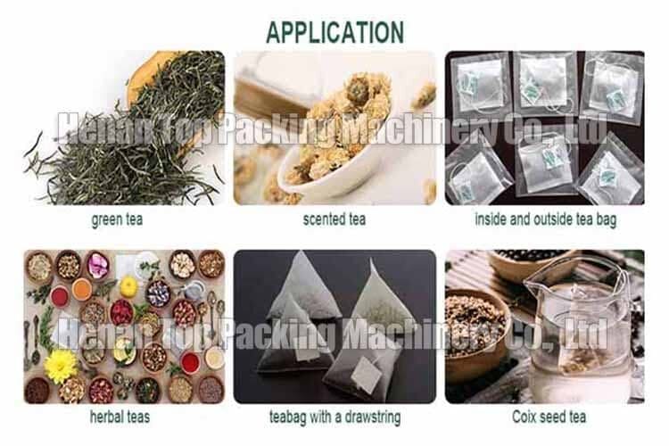Applications of tea packaging machine
