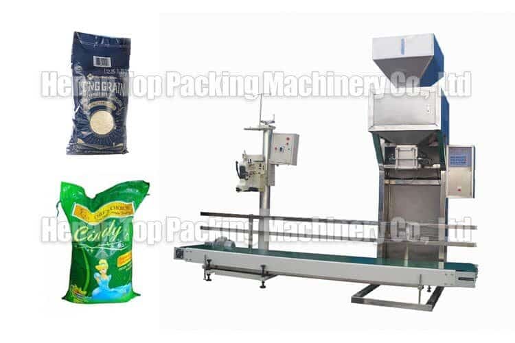 Semi-automatic rice packaging machine
