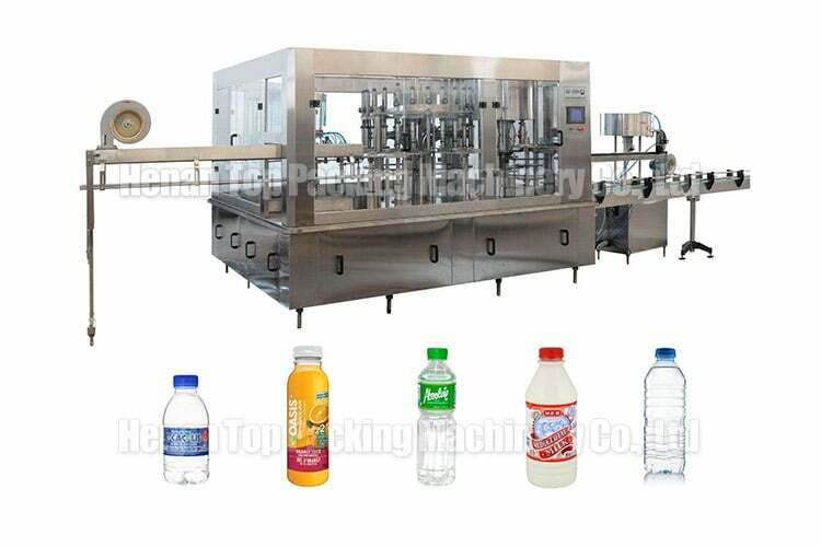 Automatic bottle filling production line