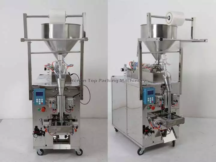 TH-320 automatic paste filling machine helps Croatia rodenticide paste packaging