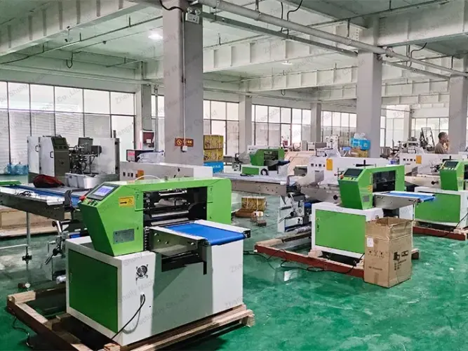Newly-made horizontal flow wrapping machine