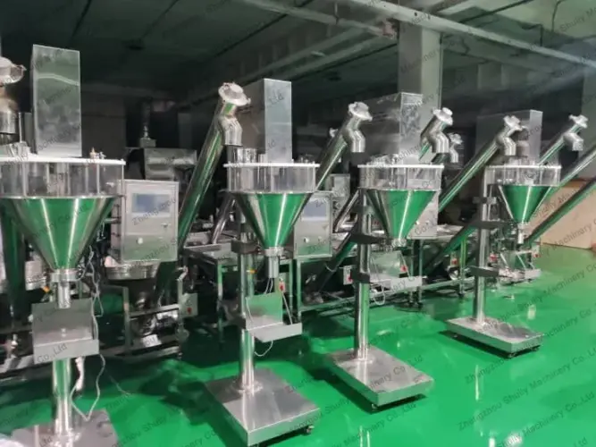 Dry powder filler machine factory