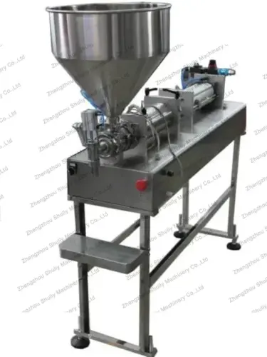 Paste filling machine with frame