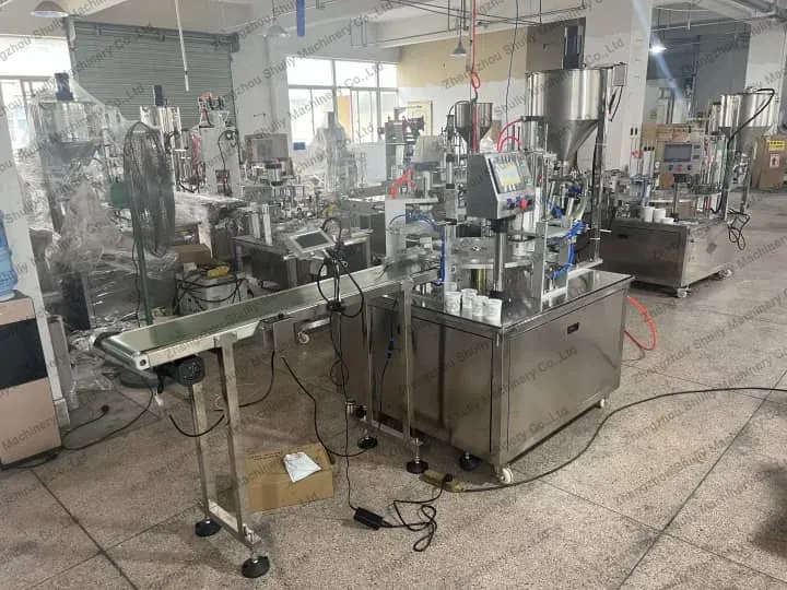 Export rotary cup filling and sealing machine to Slovenia