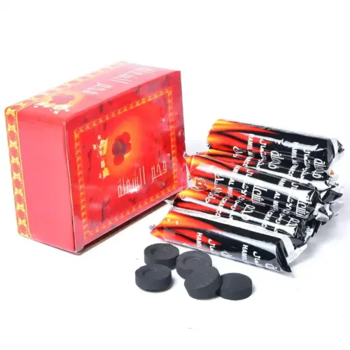 Round shisha charcoal packing