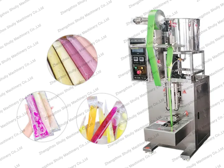 Machine automatique d'emballage de glaces-pops