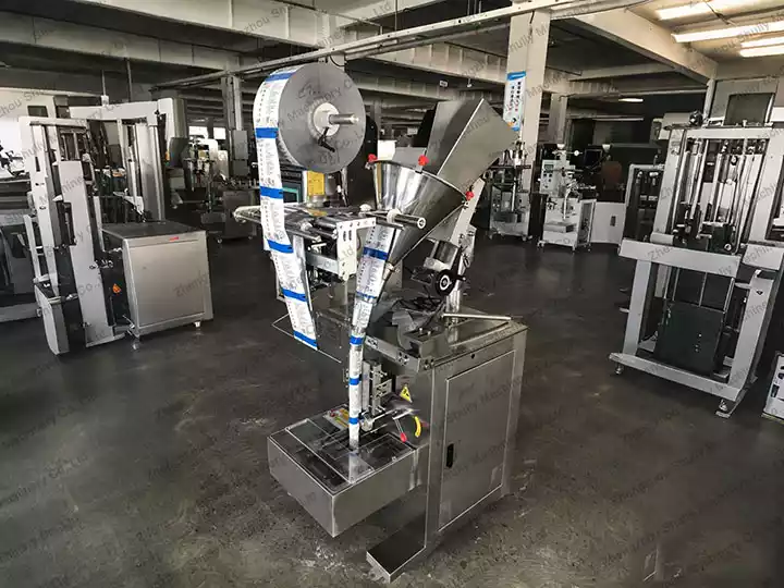 SL-320 onion powder packing machine introduced to the Congo DR