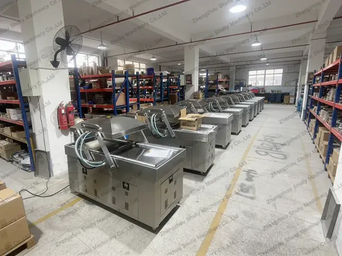 دستگاه بسته‌بندی وکیوم استنلس استیل برای غذاهای دریایی