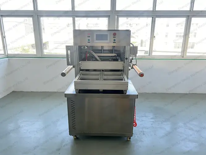 Automatic map modified atmosphere packaging machine